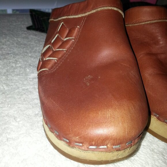 Vintage 1980s MIA Swedish Wood Clogs - Picture 5 of 12